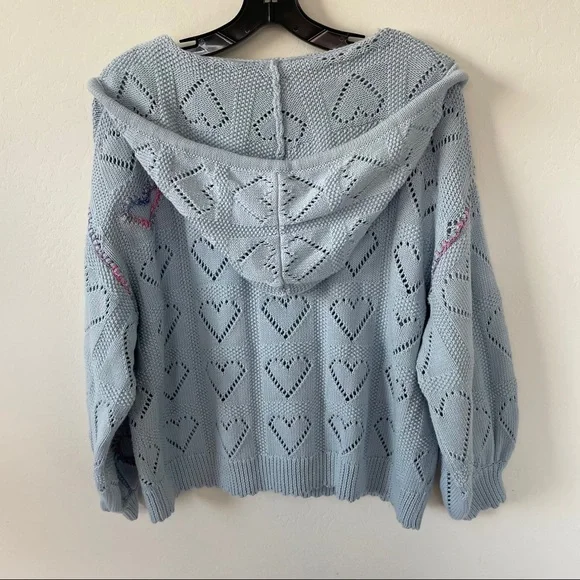 LOVESHACKFANCY SWEATER HOODIE - Picture 12 of 15